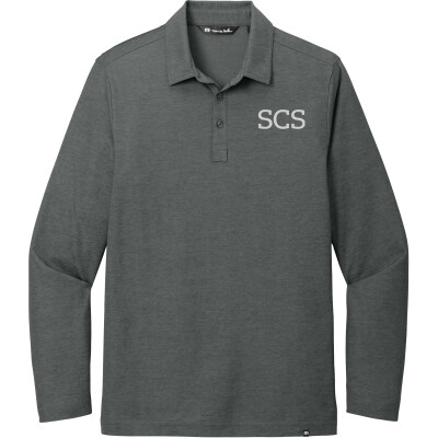 Travis Mathew Oceanside Heather Long Sleeve Polo