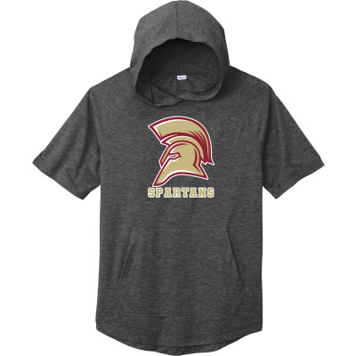 Tri-Blend Wicking Short Sleeve Hoodie