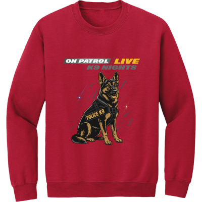 K9 Nights Heavy Blend Crewneck Sweatshirt