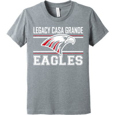 Youth Heather CVC Short Sleeve Tee