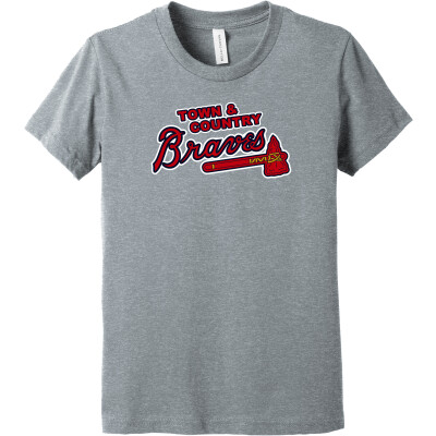 Bella+Canvas Youth Heather CVC Tee