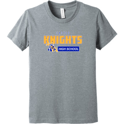 Bella+Canvas Youth Heather CVC Tee