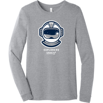 Unisex Heather CVC Long Sleeve Tee