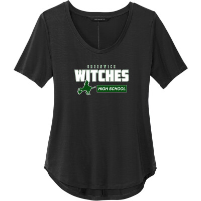 Women's Stretch Jersey Relaxed Scoop Tee