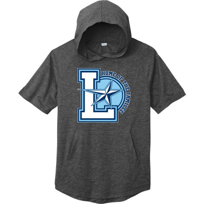 Tri-Blend Wicking Short Sleeve Hoodie
