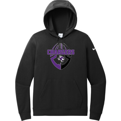 Nike Women's Club Fleece Sleeve Swoosh Pullover Hoodie