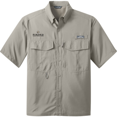 Eddie Bauer Short Sleeve Performance Fishing Shirt (EMB)