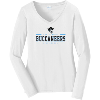 Women's Long Sleeve Fan Favorite V-Neck Tee