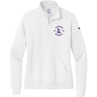 Nike Women's Club Fleece Sleeve Swoosh 1/2-Zip