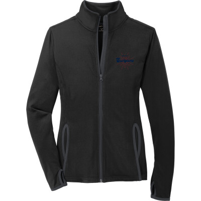 Women's Sport-Wick Stretch Contrast Full-Zip Jacket