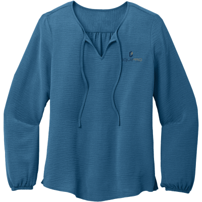 PORT AUTHORITY Women's Textured Crepe Blouse - LW714 (DTF)