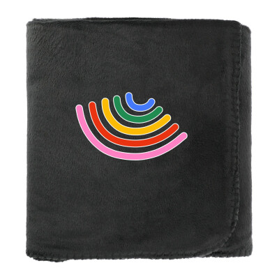 100% Recycled PET Fleece Blanket with RPET Pouch