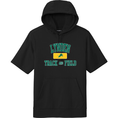 Performance Fleece Short-Sleeve Hooded Pullover