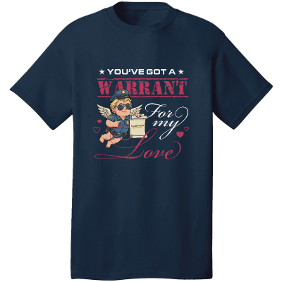 Warrant For My Heart  Cotton Short Sleeve Tee
