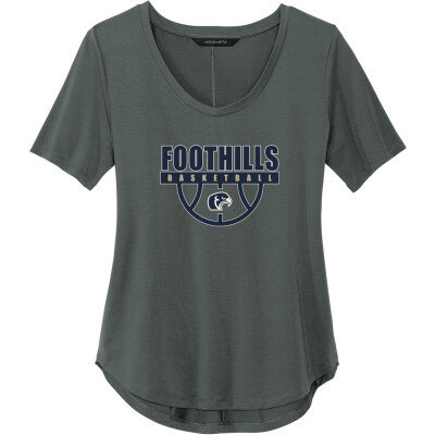 Women's Stretch Jersey Relaxed Scoop Tee