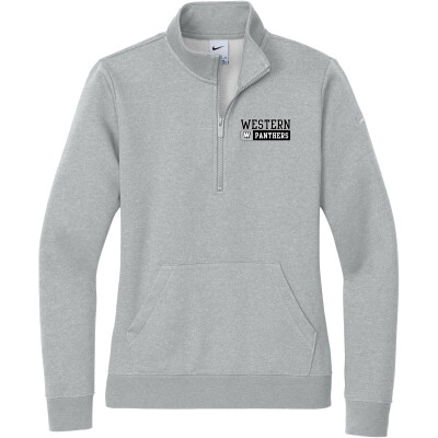 Nike Women's Club Fleece Sleeve Swoosh 1/2-Zip