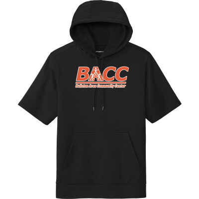 Performance Fleece Short-Sleeve Hooded Pullover