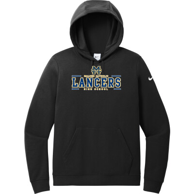 Nike Women's Club Fleece Sleeve Swoosh Pullover Hoodie