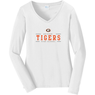 Women's Long Sleeve Fan Favorite V-Neck Tee
