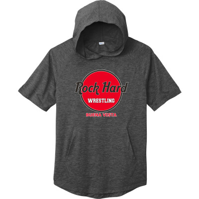 Tri-Blend Wicking Short Sleeve Hoodie