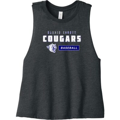 Bella+Canvas Women’s Racerback Cropped Tank