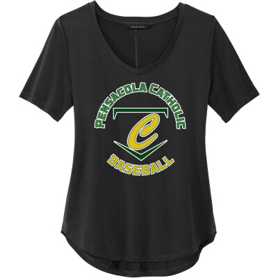 Women's Stretch Jersey Relaxed Scoop Tee