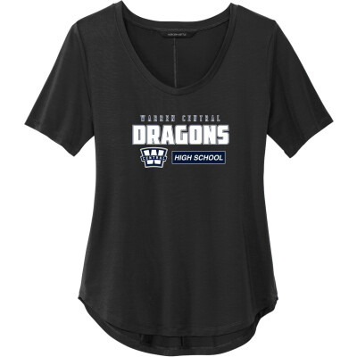 Women's Stretch Jersey Relaxed Scoop Tee