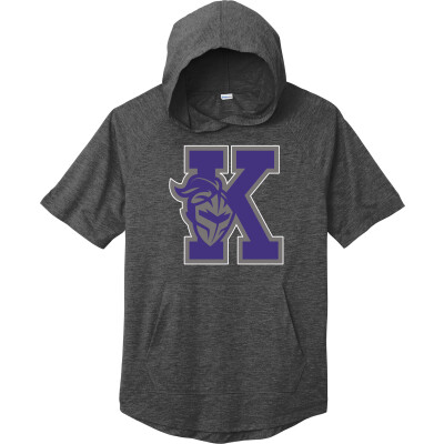 Tri-Blend Wicking Short Sleeve Hoodie