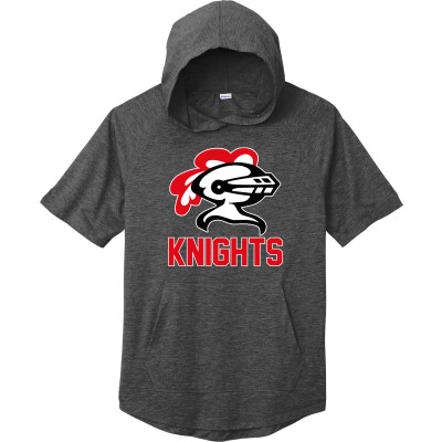 Tri-Blend Wicking Short Sleeve Hoodie