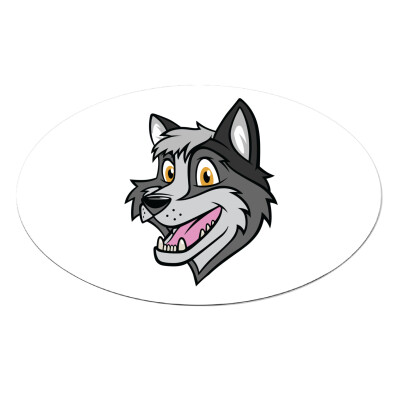 3.5" Oval Car Magnet