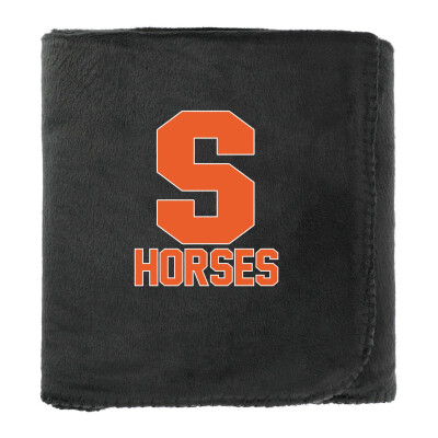 100% Recycled PET Fleece Blanket with RPET Pouch