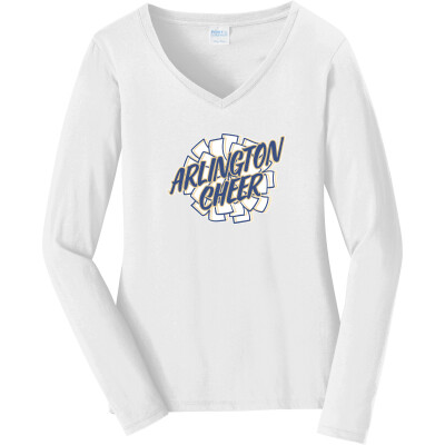 Women's Long Sleeve Fan Favorite V-Neck Tee