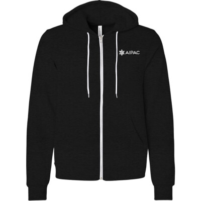 "AIPAC" Voice Of Israel Full-Zip Hoodie