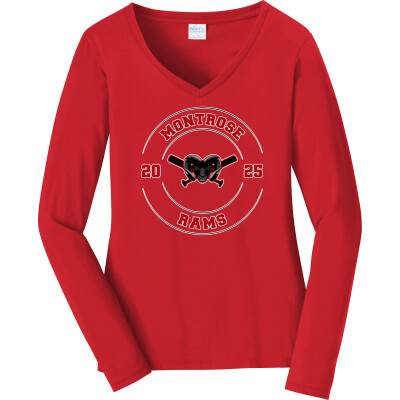 Women's Long Sleeve Fan Favorite V-Neck Tee