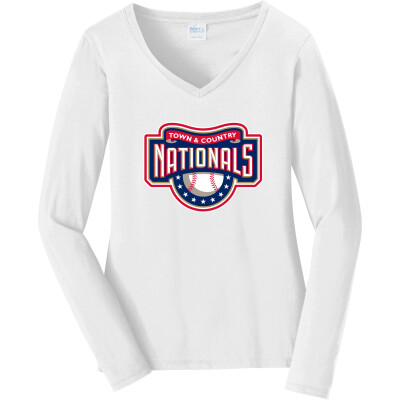 Women's Long Sleeve Fan Favorite V-Neck Tee