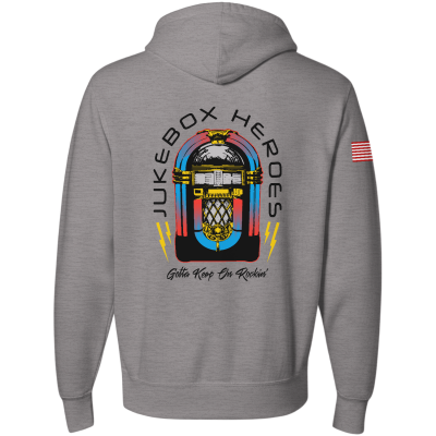 JukeBox Heroes Unisex Lightweight Hooded Sweatshirt