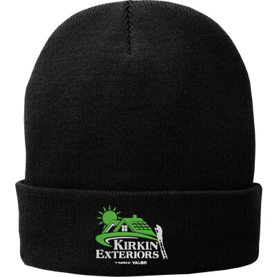 Fleece-Lined Knit Cap