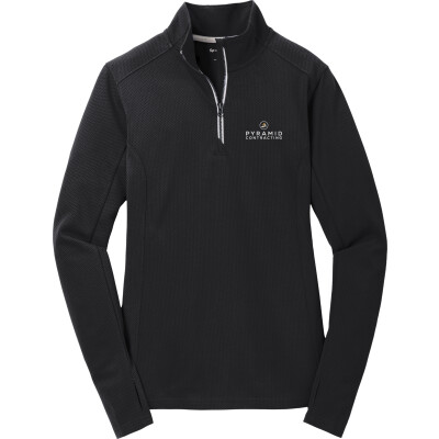 Sport-Tek Women's Sport-Wick® Textured 1/4-Zip Pullover (EMB)