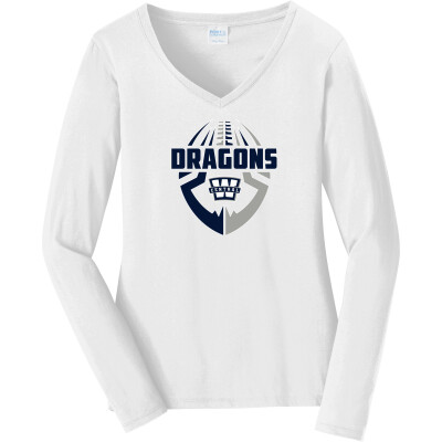 Women's Long Sleeve Fan Favorite V-Neck Tee