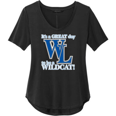 Women's Stretch Jersey Relaxed Scoop Tee