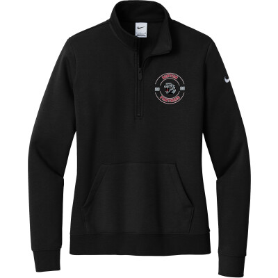 Nike Women's Club Fleece Sleeve Swoosh 1/2-Zip