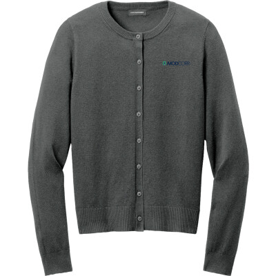 Women's Easy Care Crewneck Cardigan Sweater