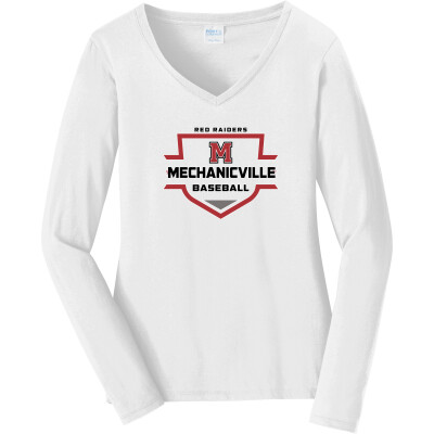 Women's Long Sleeve Fan Favorite V-Neck Tee