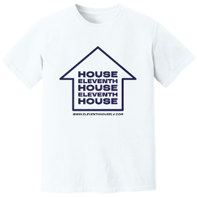 THE ELEVENTH HOUSE CLASSIC WHITE & BLUE TEE
