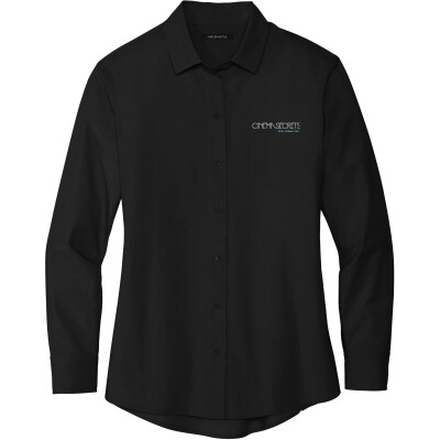 Women’s Long Sleeve Stretch Woven Shirt