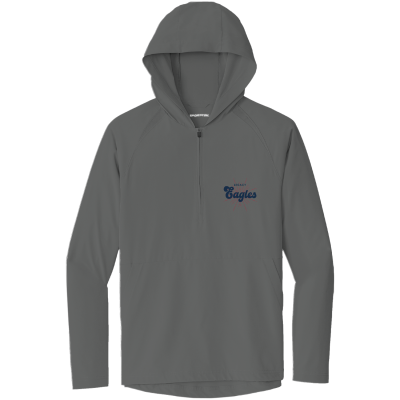 Repeat 1/2-Zip Long Sleeve Hooded Jacket