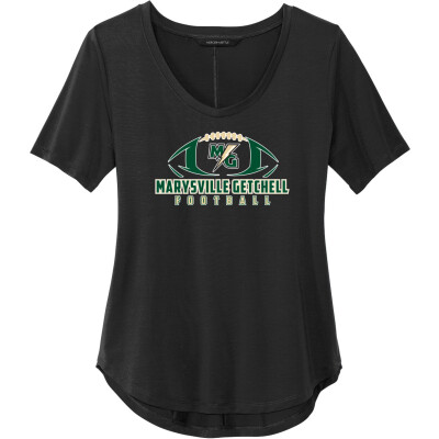 Women's Stretch Jersey Relaxed Scoop Tee