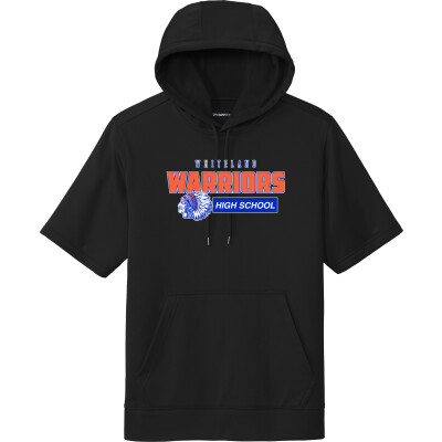 Performance Fleece Short-Sleeve Hooded Pullover