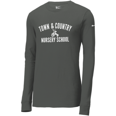 Nike Dri-FIT Cotton/Poly Long Sleeve Tee- DTF Transfer