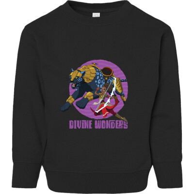 Iyanu & Ekun Divine Wonders Toddler Fleece Crewneck
